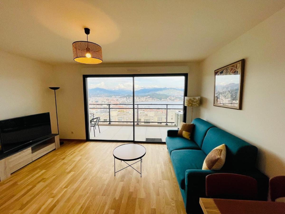 Ajaccio T2 Grand Standing Neuf Vue Mer Centre-Ville & Plages Exterior foto