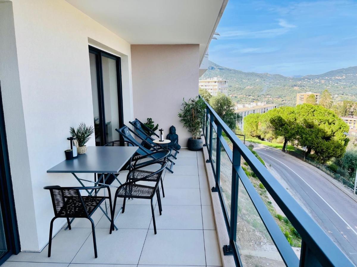 Ajaccio T2 Grand Standing Neuf Vue Mer Centre-Ville & Plages Exterior foto
